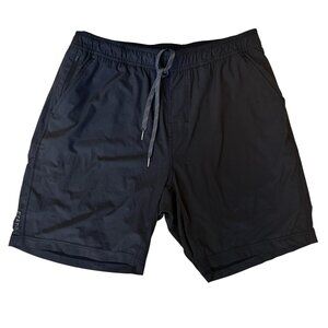 prAna Heiro 8" Inseam Yoga Athletic Drawstring Shorts Men's size L